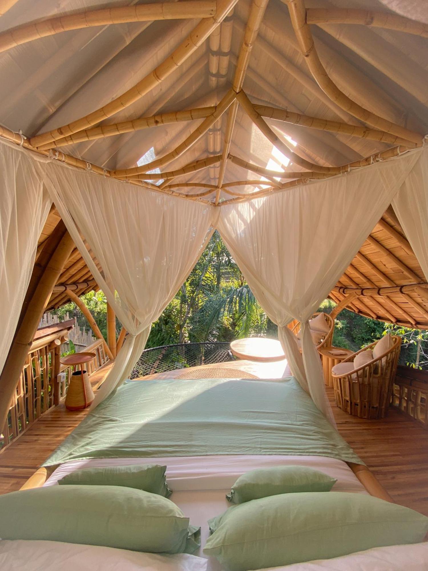 Wahem Eco Bamboo - Magical Bamboo House Ubud Bali Villa Ngoại thất bức ảnh