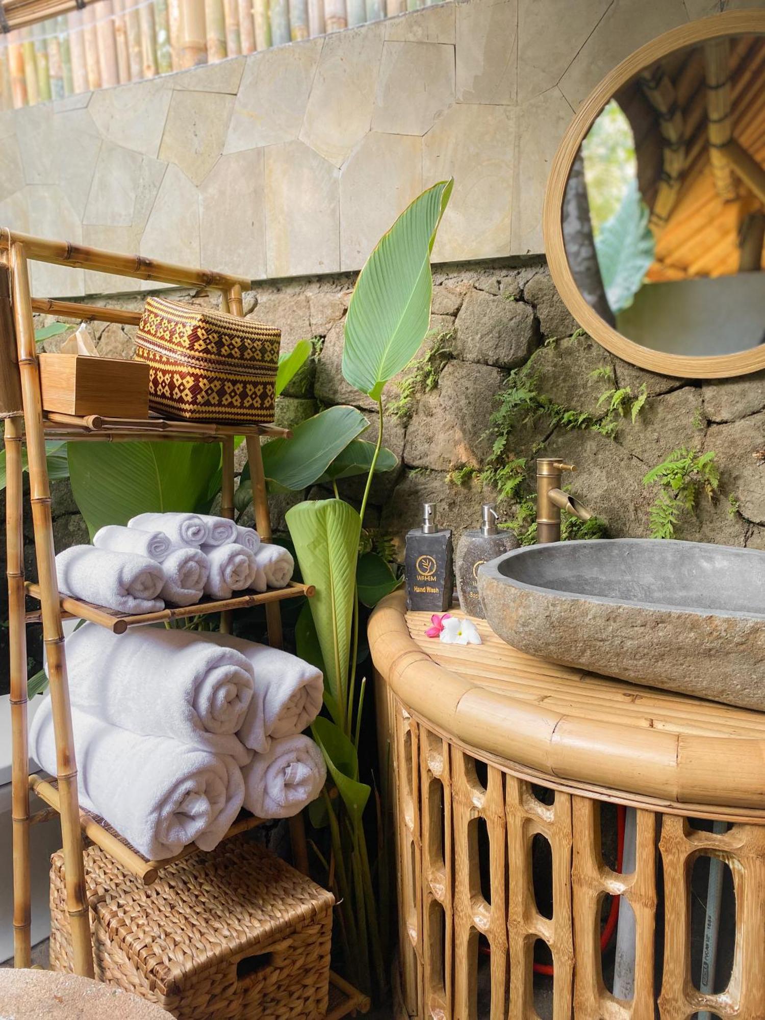 Wahem Eco Bamboo - Magical Bamboo House Ubud Bali Villa Ngoại thất bức ảnh