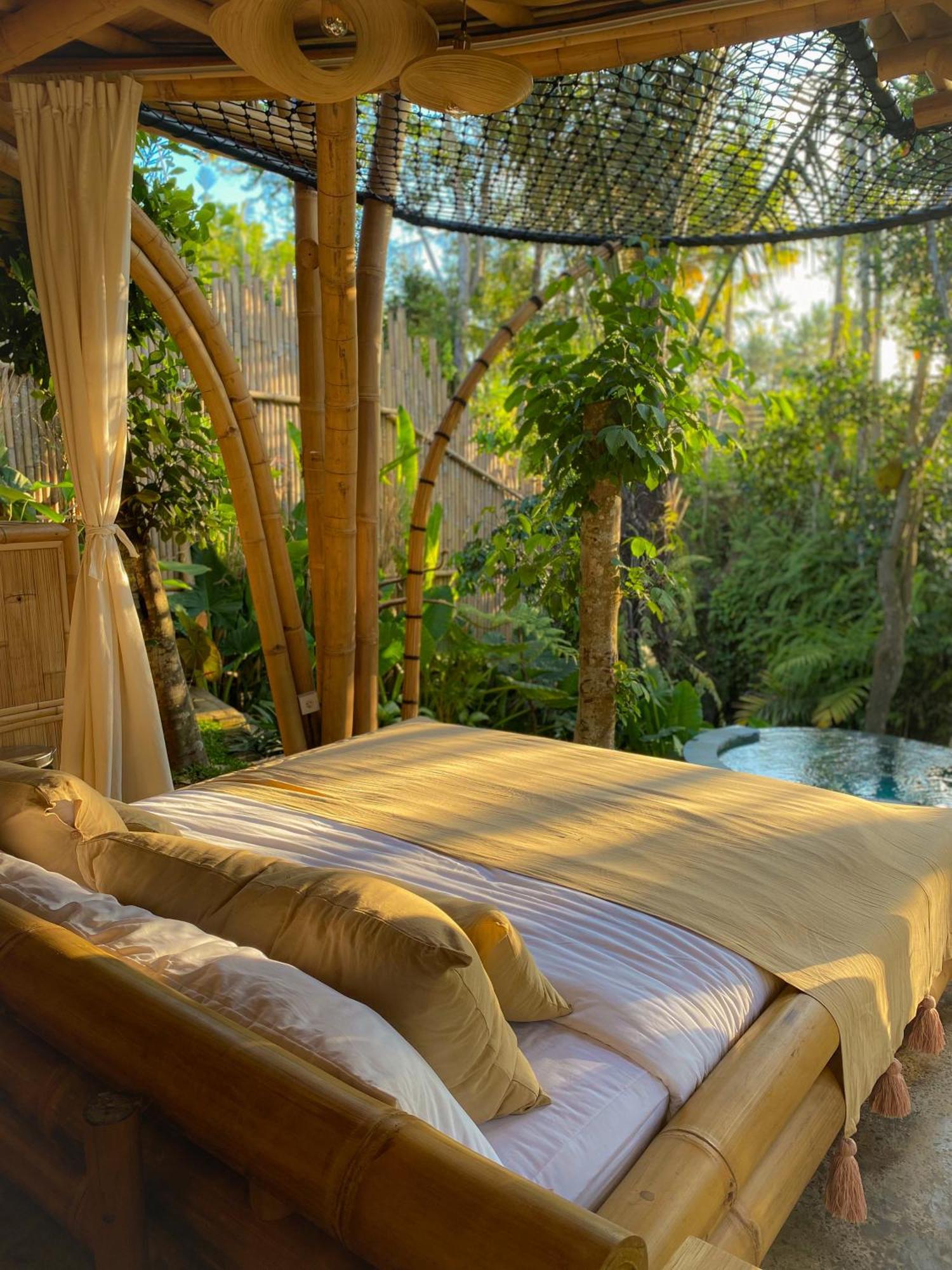 Wahem Eco Bamboo - Magical Bamboo House Ubud Bali Villa Ngoại thất bức ảnh