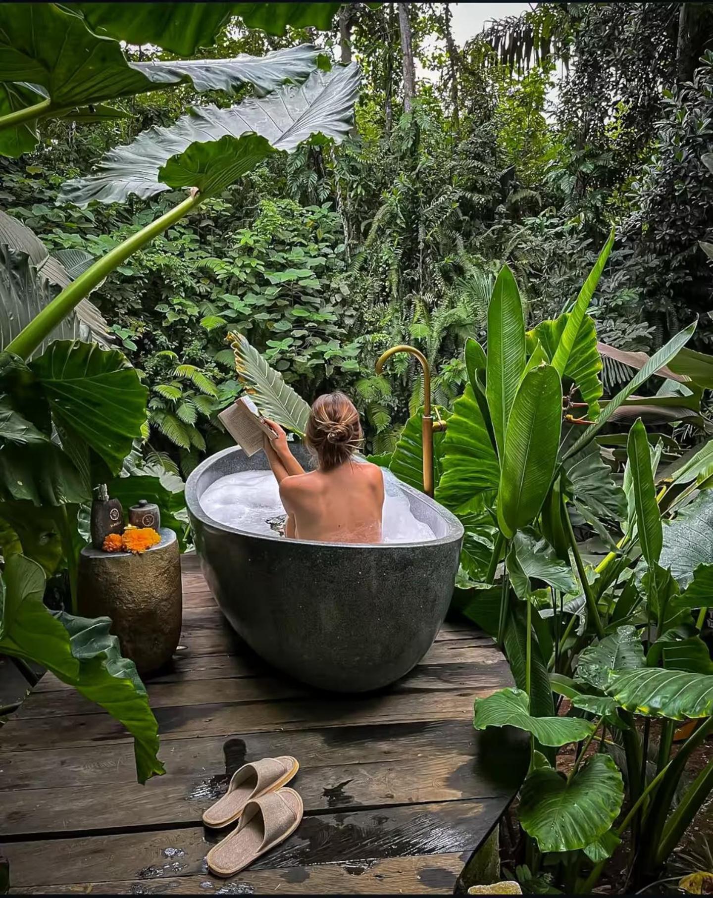 Wahem Eco Bamboo - Magical Bamboo House Ubud Bali Villa Ngoại thất bức ảnh