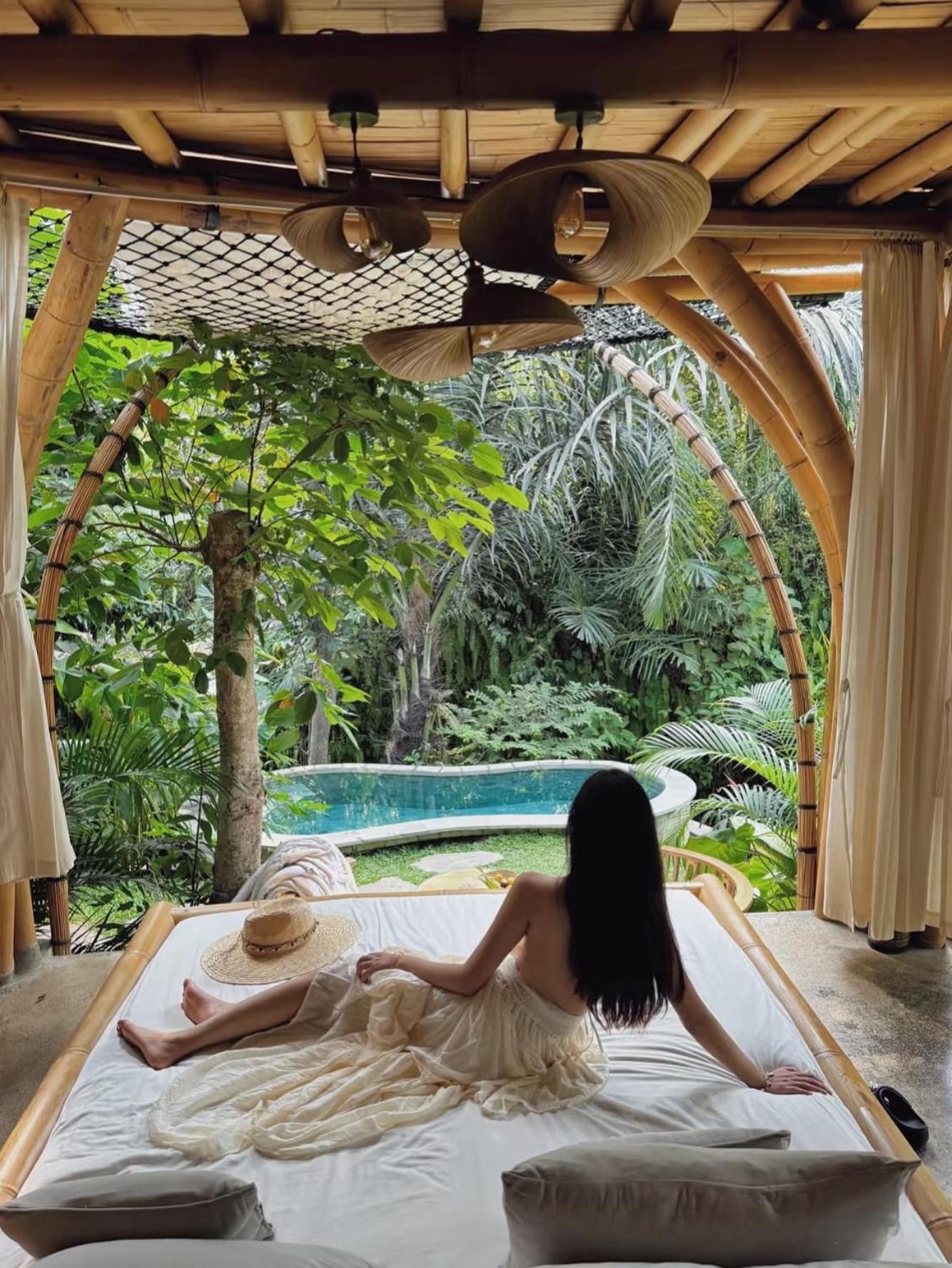 Wahem Eco Bamboo - Magical Bamboo House Ubud Bali Villa Ngoại thất bức ảnh